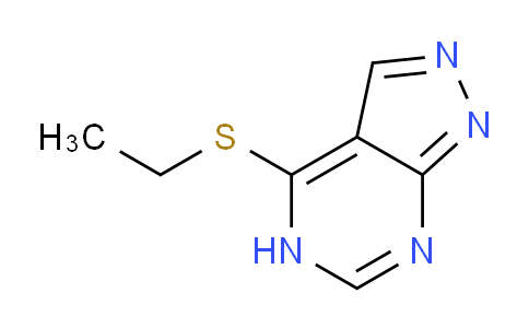 CAS No. 5470-54-2, 4-(Ethylthio)-5H-pyrazolo[3,4-d]pyrimidine