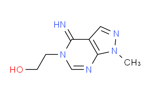 CAS No. 62908-81-0, 2-(4-Imino-1-methyl-1H-pyrazolo[3,4-d]pyrimidin-5(4H)-yl)ethanol