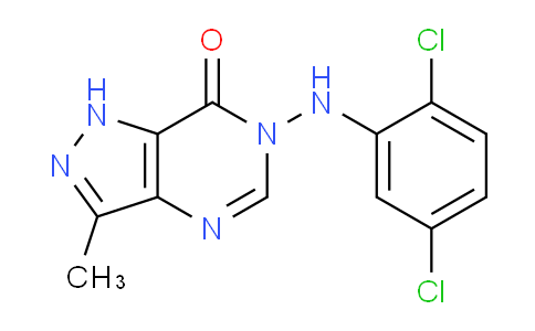 CAS No. 86831-76-7, 6-((2,5-Dichlorophenyl)amino)-3-methyl-1H-pyrazolo[4,3-d]pyrimidin-7(6H)-one