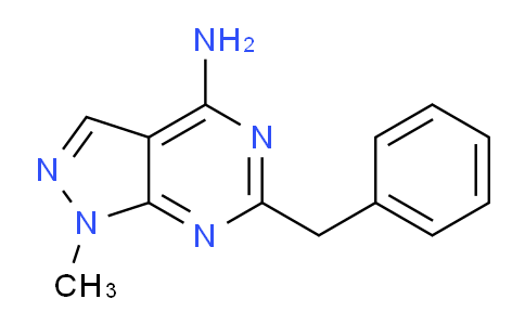 CAS No. 91769-00-5, 6-Benzyl-1-methyl-1H-pyrazolo[3,4-d]pyrimidin-4-amine