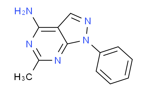 CAS No. 7154-45-2, 6-Methyl-1-phenyl-1H-pyrazolo[3,4-d]pyrimidin-4-amine