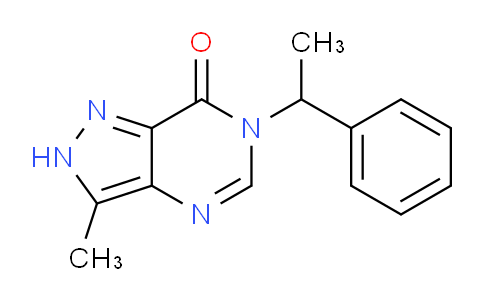 CAS No. 86927-77-7, 3-Methyl-6-(1-phenylethyl)-2H-pyrazolo[4,3-d]pyrimidin-7(6H)-one