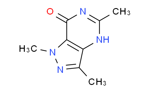 CAS No. 59023-33-5, 1,3,5-Trimethyl-1H-pyrazolo[4,3-d]pyrimidin-7(4H)-one