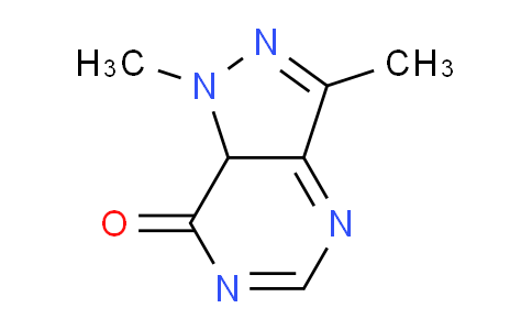 CAS No. 89239-17-8, 1,3-Dimethyl-1H-pyrazolo[4,3-d]pyrimidin-7(7aH)-one