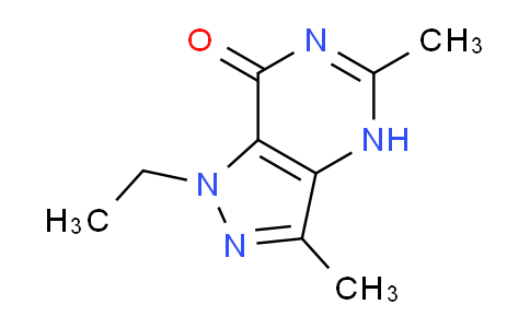 CAS No. 89239-59-8, 1-Ethyl-3,5-dimethyl-1H-pyrazolo[4,3-d]pyrimidin-7(4H)-one
