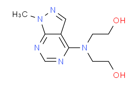CAS No. 6950-18-1, 2,2'-((1-Methyl-1H-pyrazolo[3,4-d]pyrimidin-4-yl)azanediyl)diethanol