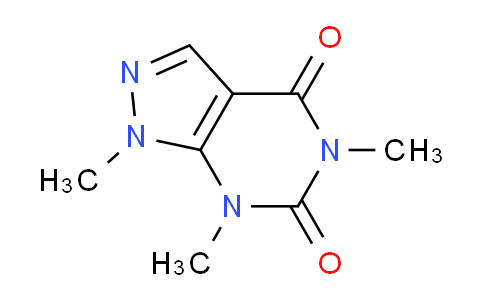 CAS No. 4318-52-9, 1,5,7-Trimethyl-1,7-dihydro-4H-pyrazolo[3,4-d]pyrimidine-4,6(5H)-dione