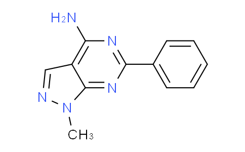 CAS No. 91843-67-3, 1-Methyl-6-phenyl-1H-pyrazolo[3,4-d]pyrimidin-4-amine