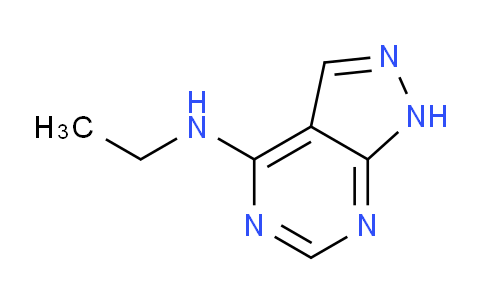 CAS No. 23002-56-4, N-Ethyl-1H-pyrazolo[3,4-d]pyrimidin-4-amine