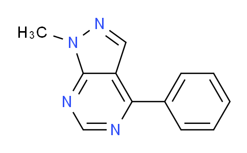 CAS No. 53645-68-4, 1-Methyl-4-phenyl-1H-pyrazolo[3,4-d]pyrimidine