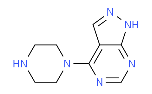 CAS No. 853687-31-7, 4-(Piperazin-1-yl)-1H-pyrazolo[3,4-d]pyrimidine