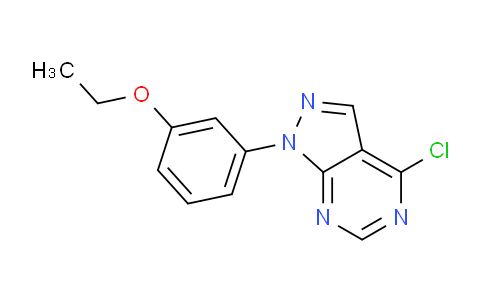 CAS No. 650628-46-9, 4-Chloro-1-(3-ethoxyphenyl)-1H-pyrazolo[3,4-d]pyrimidine