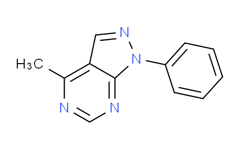 CAS No. 53645-73-1, 4-Methyl-1-phenyl-1H-pyrazolo[3,4-d]pyrimidine