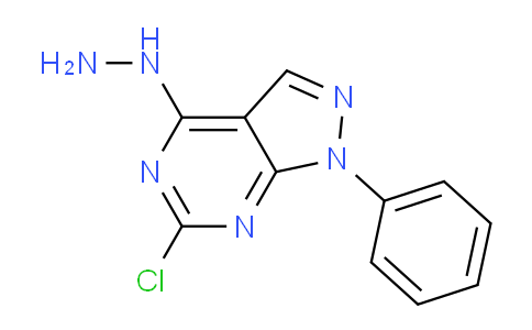 CAS No. 5414-04-0, 6-Chloro-4-hydrazinyl-1-phenyl-1H-pyrazolo[3,4-d]pyrimidine