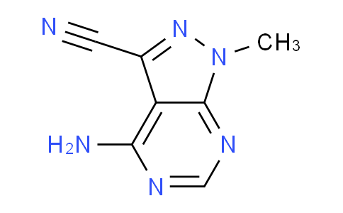 CAS No. 42204-41-1, 4-Amino-1-methyl-1H-pyrazolo[3,4-d]pyrimidine-3-carbonitrile