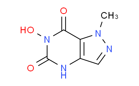 CAS No. 10505-32-5, 6-Hydroxy-1-methyl-1,4-dihydro-5H-pyrazolo[4,3-d]pyrimidine-5,7(6H)-dione