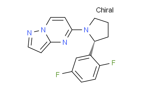 CAS No. 1223404-89-4, (R)-5-(2-(2,5-Difluorophenyl)pyrrolidin-1-yl)pyrazolo[1,5-a]pyrimidine