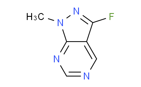 CAS No. 1219636-62-0, 3-Fluoro-1-methyl-1H-pyrazolo[3,4-d]pyrimidine