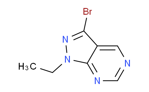 CAS No. 1541551-42-1, 3-Bromo-1-ethyl-1H-pyrazolo[3,4-d]pyrimidine