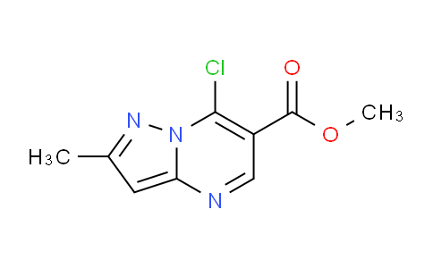 CAS No. 1783390-65-7, Methyl 7-chloro-2-methylpyrazolo[1,5-a]pyrimidine-6-carboxylate