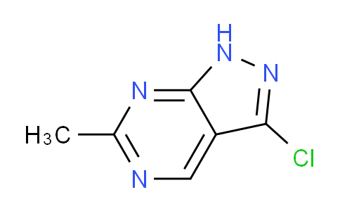 CAS No. 1934583-78-4, 3-Chloro-6-methyl-1H-pyrazolo[3,4-d]pyrimidine