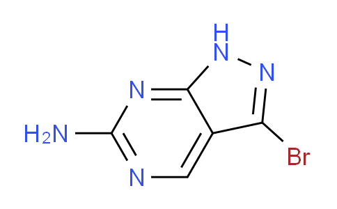 CAS No. 1934583-81-9, 3-Bromo-1H-pyrazolo[3,4-d]pyrimidin-6-amine