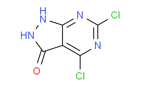 CAS No. 1211587-57-3, 4,6-Dichloro-1H-pyrazolo[3,4-d]pyrimidin-3(2H)-one