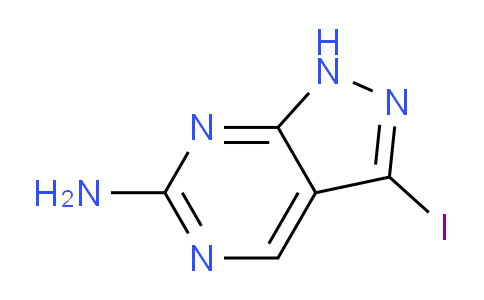 CAS No. 1935147-85-5, 3-Iodo-1H-pyrazolo[3,4-d]pyrimidin-6-amine