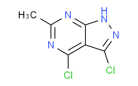 CAS No. 1936199-22-2, 3,4-Dichloro-6-methyl-1H-pyrazolo[3,4-d]pyrimidine