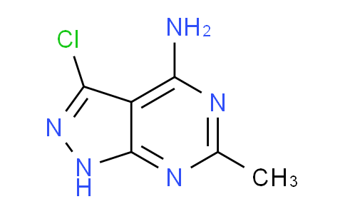 CAS No. 1868046-65-4, 3-Chloro-6-methyl-1H-pyrazolo[3,4-d]pyrimidin-4-amine