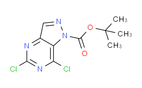 CAS No. 1934572-74-3, tert-Butyl 5,7-dichloro-1H-pyrazolo[4,3-d]pyrimidine-1-carboxylate