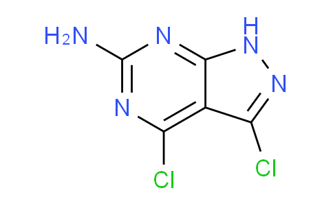 CAS No. 1934772-16-3, 3,4-Dichloro-1H-pyrazolo[3,4-d]pyrimidin-6-amine