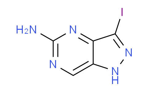 CAS No. 1934520-91-8, 3-Iodo-1H-pyrazolo[4,3-d]pyrimidin-5-amine