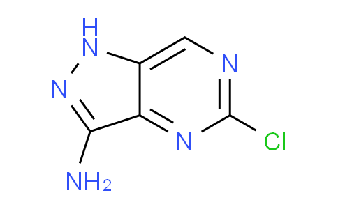 CAS No. 1550762-43-0, 5-Chloro-1H-pyrazolo[4,3-d]pyrimidin-3-amine