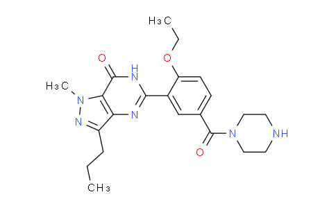 DY778729 | 1027192-92-2 | 5-(2-Ethoxy-5-(piperazine-1-carbonyl)phenyl)-1-methyl-3-propyl-1H-pyrazolo[4,3-d]pyrimidin-7(6H)-one