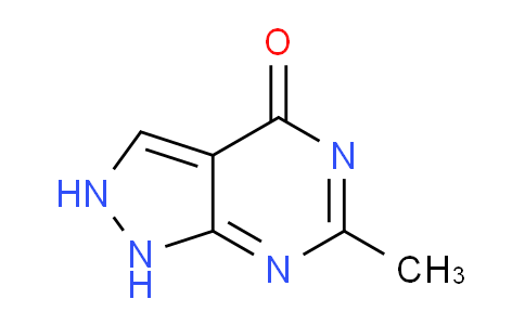CAS No. 134791-37-0, 6-Methyl-1H-pyrazolo[3,4-d]pyrimidin-4(2H)-one