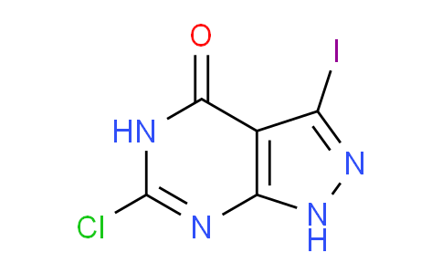 CAS No. 2131742-03-3, 6-chloro-3-iodo-1,5-dihydropyrazolo[3,4-d]pyrimidin-4-one