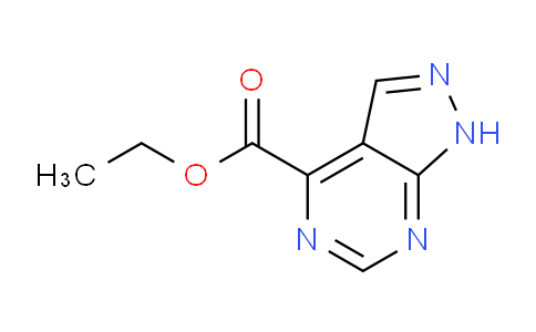 CAS No. 2306272-96-6, ethyl 1H-pyrazolo[3,4-d]pyrimidine-4-carboxylate