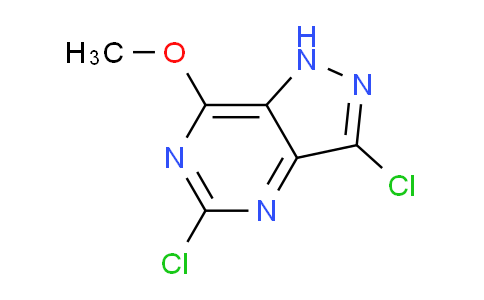 CAS No. 2445848-15-5, 3,5-dichloro-7-methoxy-1H-pyrazolo[4,3-d]pyrimidine