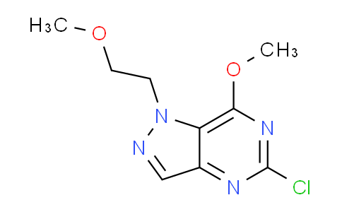 CAS No. 2445846-08-0, 5-chloro-7-methoxy-1-(2-methoxyethyl)pyrazolo[4,3-d]pyrimidine