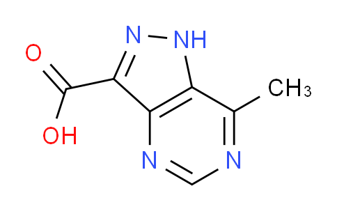 CAS No. 1781958-19-7, 7-methyl-1H-pyrazolo[4,3-d]pyrimidine-3-carboxylic acid