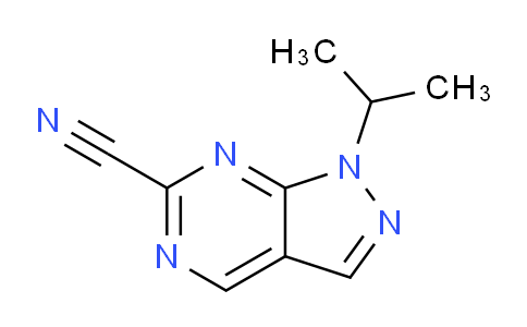 CAS No. 2060590-52-3, 1-isopropylpyrazolo[3,4-d]pyrimidine-6-carbonitrile