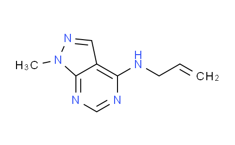 CAS No. 102353-76-4, 1-methyl-N-(prop-2-en-1-yl)-1H-pyrazolo[3,4-d]pyrimidin-4-amine
