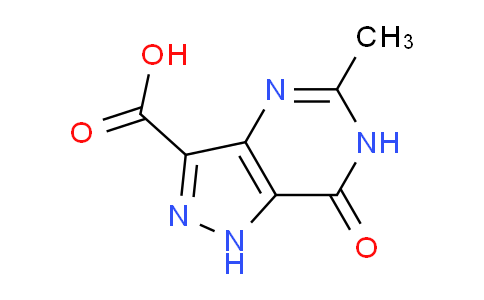 CAS No. 1368216-28-7, 5-methyl-7-oxo-1,6-dihydropyrazolo[4,3-d]pyrimidine-3-carboxylic acid