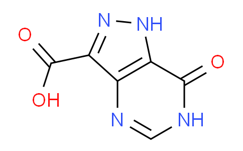 CAS No. 13958-53-7, 7-oxo-1,6-dihydropyrazolo[4,3-d]pyrimidine-3-carboxylic acid