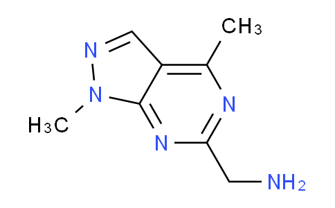 CAS No. 1375474-61-5, 1-{1,4-dimethyl-1H-pyrazolo[3,4-d]pyrimidin-6-yl}methanamine