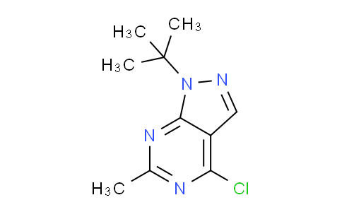 CAS No. 1094418-20-8, 1-tert-butyl-4-chloro-6-methyl-1H-pyrazolo[3,4-d]pyrimidine