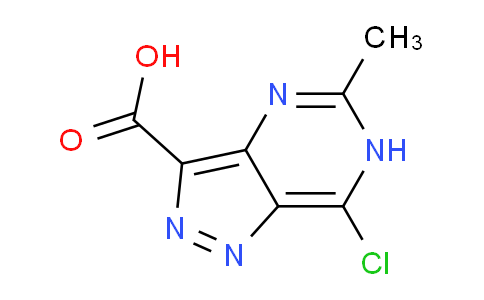 CAS No. 1935530-73-6, 7-chloro-5-methyl-6H-pyrazolo[4,3-d]pyrimidine-3-carboxylic acid