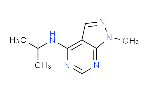 CAS No. 116035-77-9, 1-methyl-N-(propan-2-yl)-1H-pyrazolo[3,4-d]pyrimidin-4-amine