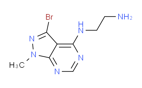 CAS No. 1258651-37-4, N1-{3-bromo-1-methyl-1H-pyrazolo[3,4-d]pyrimidin-4-yl}ethane-1,2-diamine